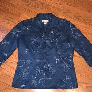 Blue size small blouse/jacket